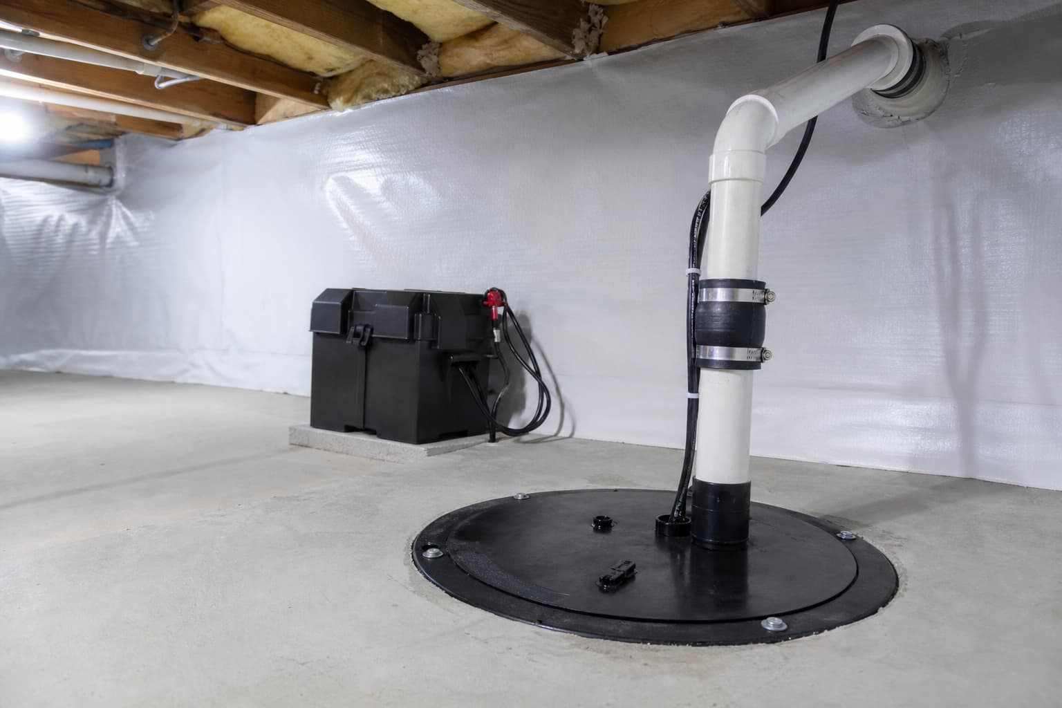 Sump pump installation for crawl spaces in Beaverton, OR